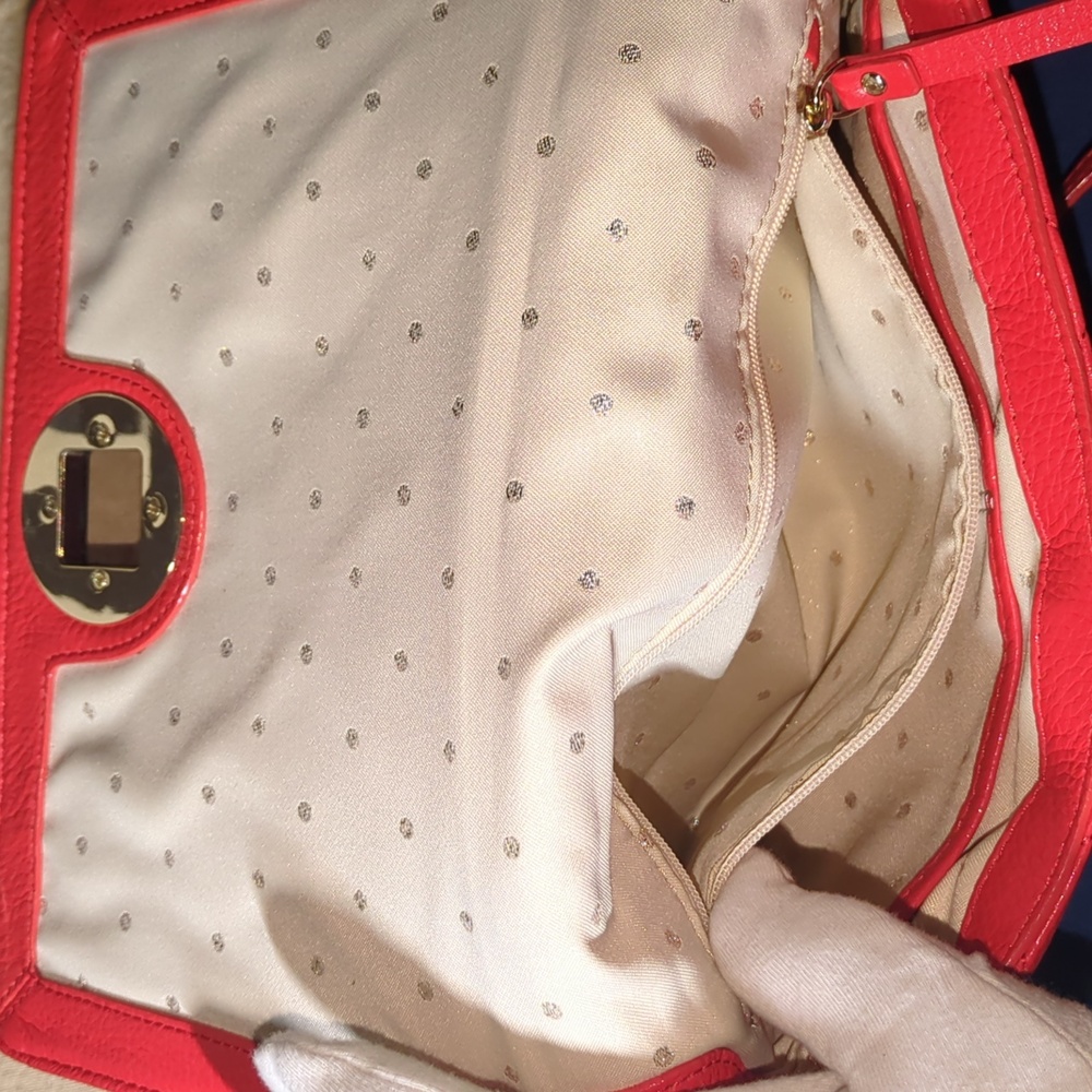 Kate Spade Red Quilted Shoulder Bag with Chain Strap NWOT ASKING ONLY $110 - Picture 7 of 10